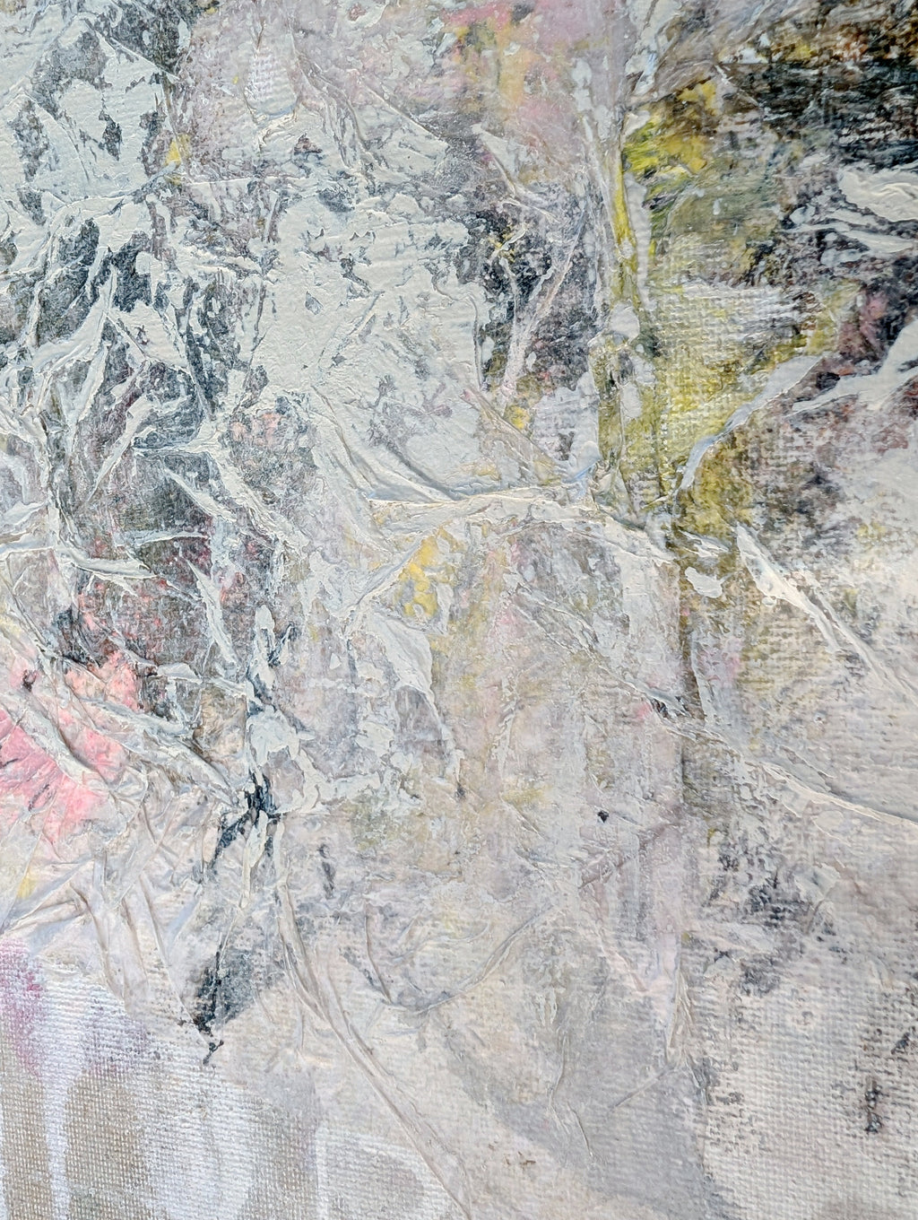 Abstract art with a textured surface in neutral tones