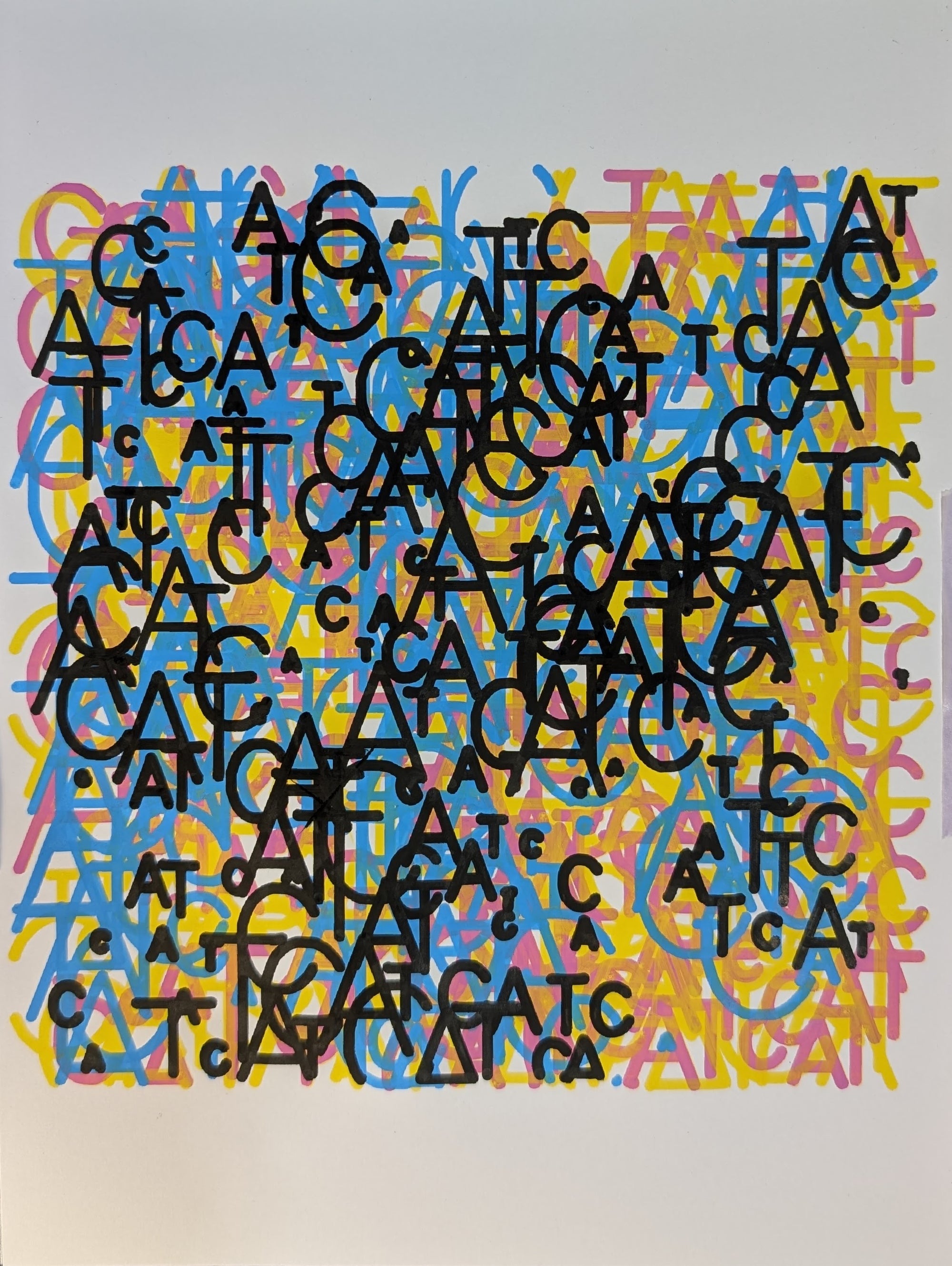 Gráfico CAT em papel